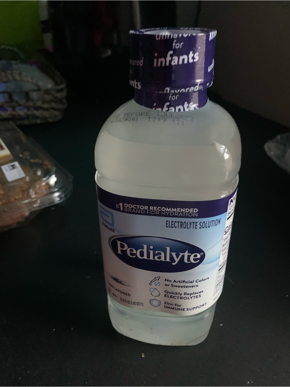 Electrolyte Solution Unflavored for Infants - Clear